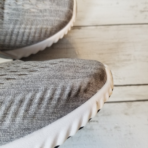 Adidas Alphabounce 1 Gray White Knit Lace Up Athletic Lightweight Running Shoes - Picture 14 of 14
